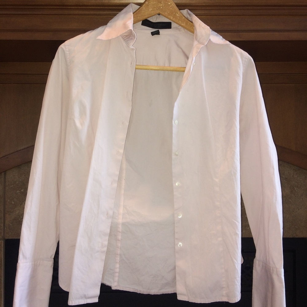 Express Design Studio - Pink Button Down - Size 4